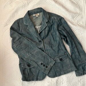 Talbots Petites Size 10 Denim Jacket